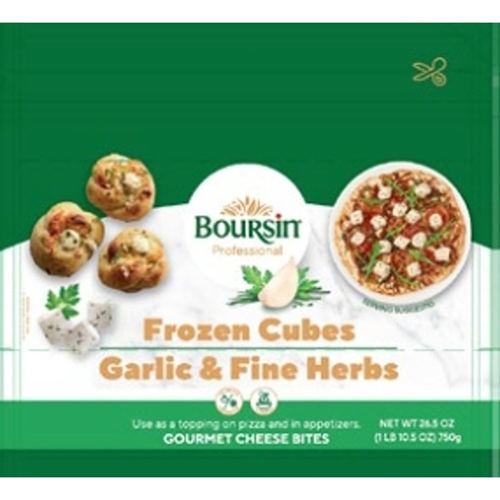 Boursin Garlic And Fine Herbs Cubes, 1.6 Pound -- 4 Per Case