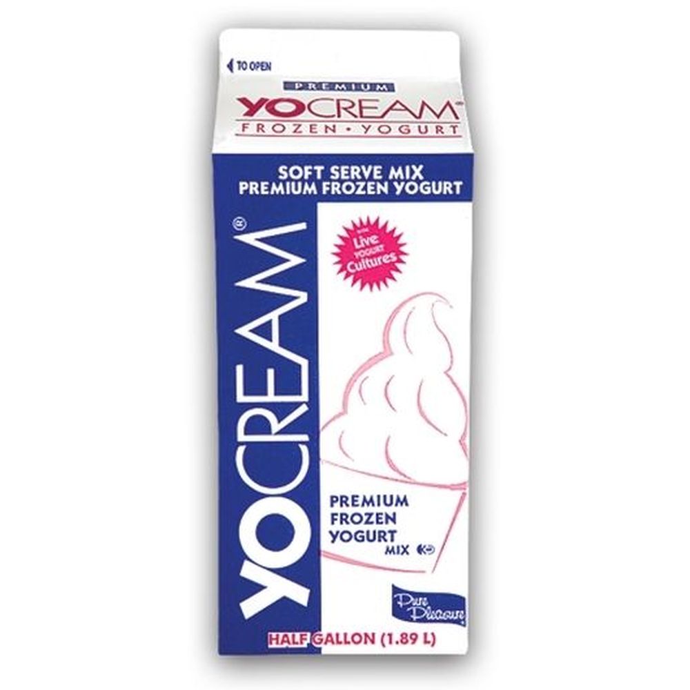 Yocream Yogurt Mix, French Vanilla Low Fat Soft Serve, 64 Ounce -- 6 Per Case