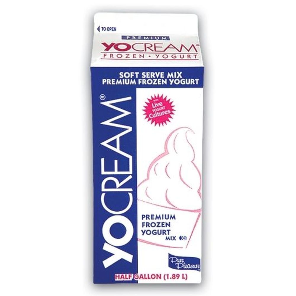 Yocream Yogurt Mix, Milk Chocolate Low-fat Soft Serve, 64 Ounce -- 6 Per Case