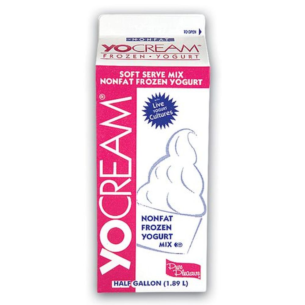 Yocream Yogurt Mix, Country Vanilla Nonfat Soft Serve, 64 Ounce -- 6 Per Case