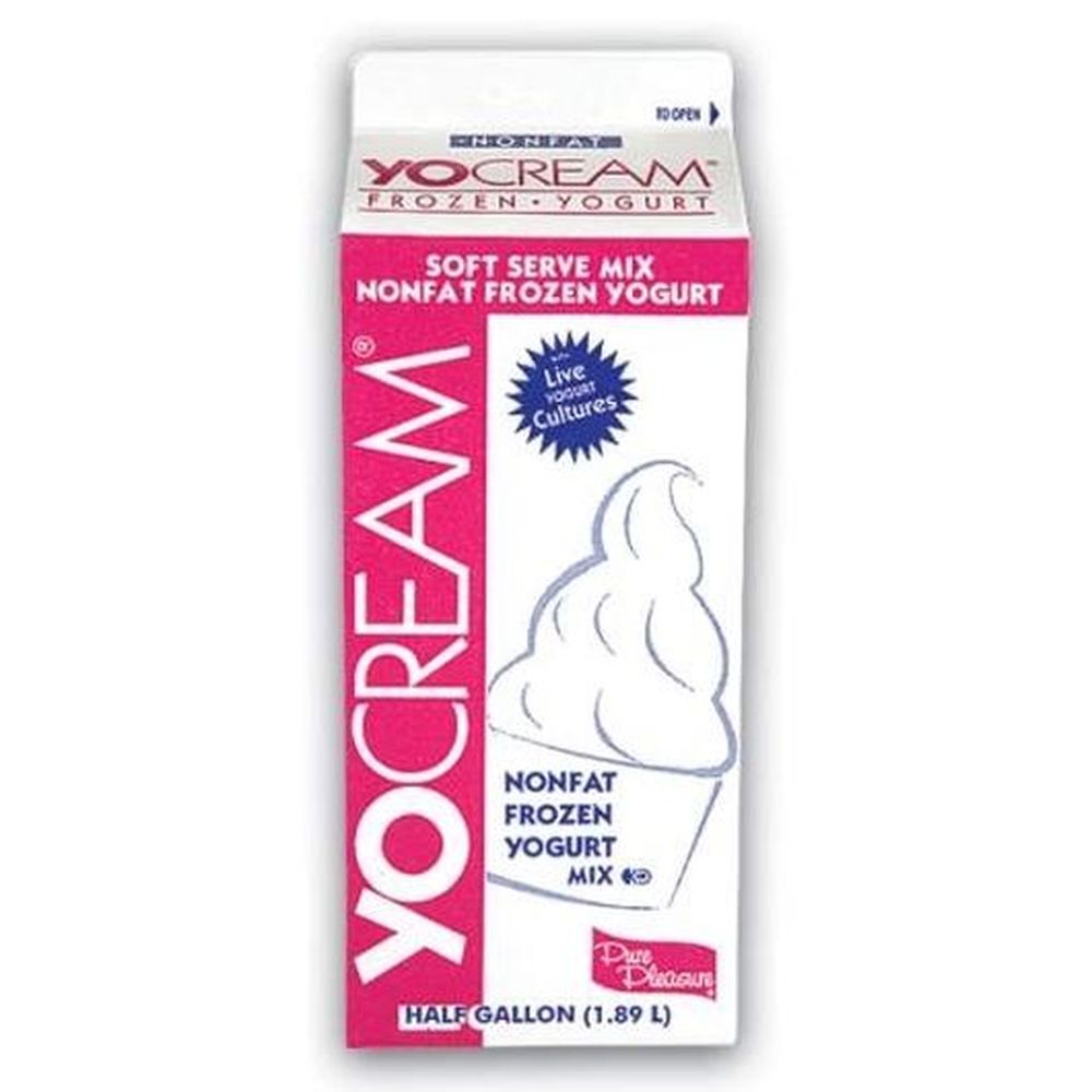 Yocream Yogurt Mix, Chocolate Classic Nonfat Soft Serve, 64 Ounce -- 6 Per Case