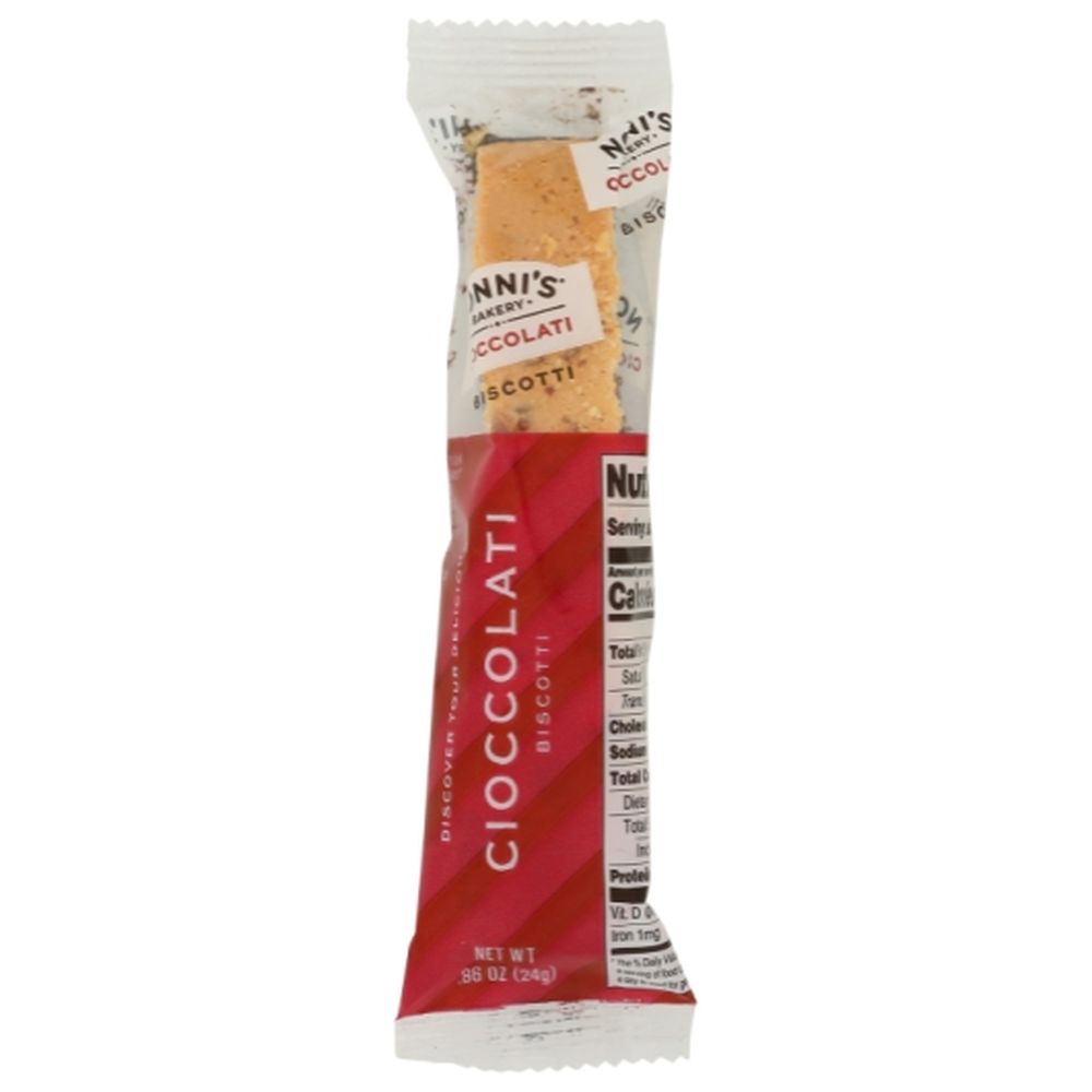 Nonni's 0.86 Ounce Cioccolati Biscotti, 25 Count -- 4 Per Case