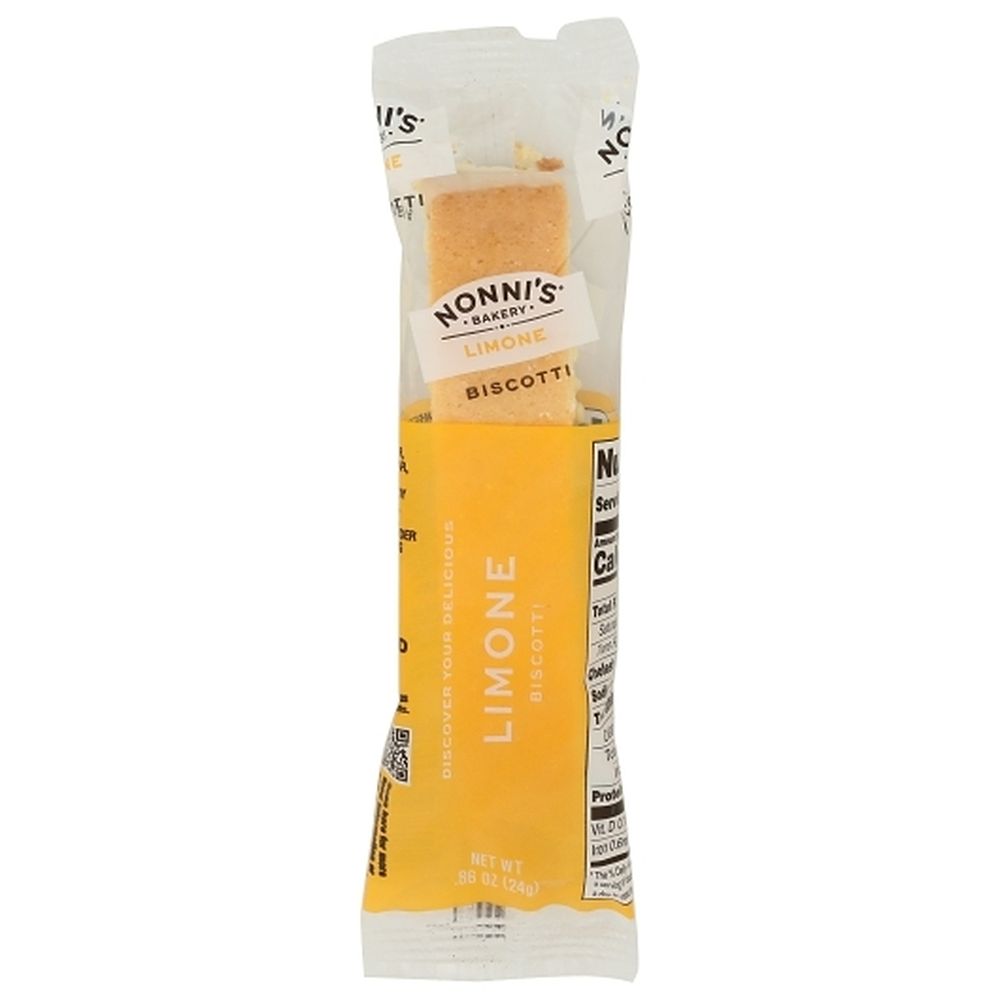 Nonni's Limone Italian Biscotti, 0.86 Ounce -- 100 Per Case
