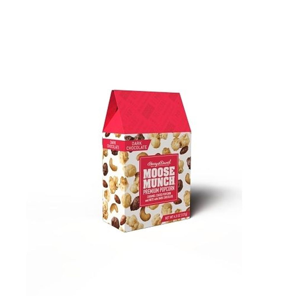 Harry & David Dark Chocolate Moose Munch Gourmet Popcorn, 4.5 Ounce -- 6 Per Case