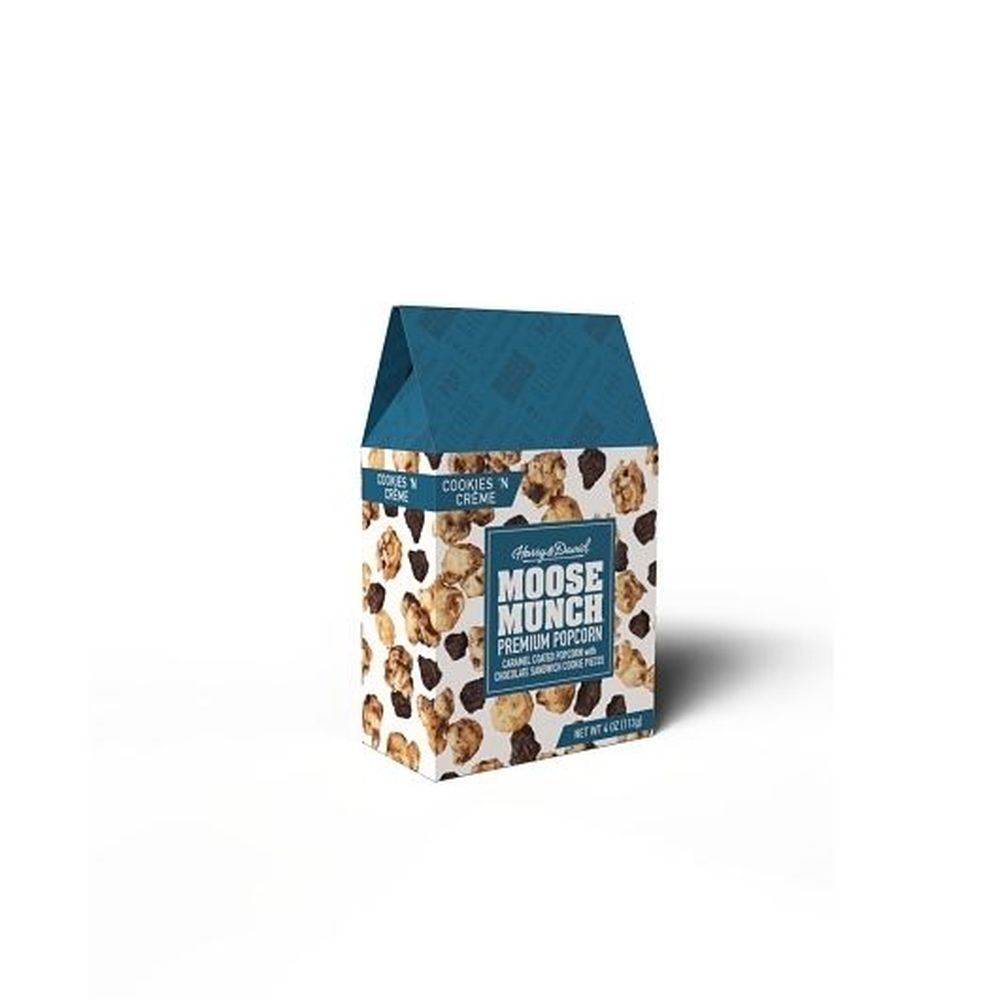 Harry & David Cookies And Creme Moose Munch Gourmet Popcorn, 4 Ounce -- 6 Per Case