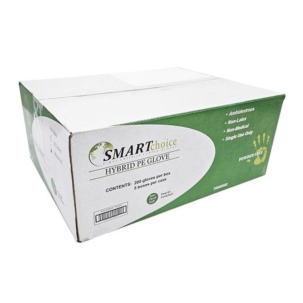 Amercareroyal Smartchoice Hybrid Xx-large Powder Free Gloves, 200 Count -- 5 Per Case