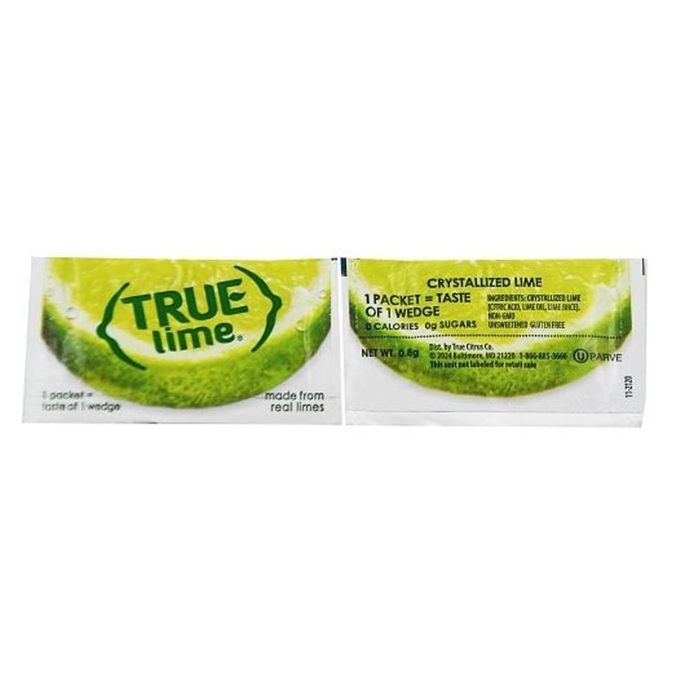 True Lime Crystalized Lime Beverage Mix - Dispenser Pack, 0.8 Gram -- 1200 Per Case
