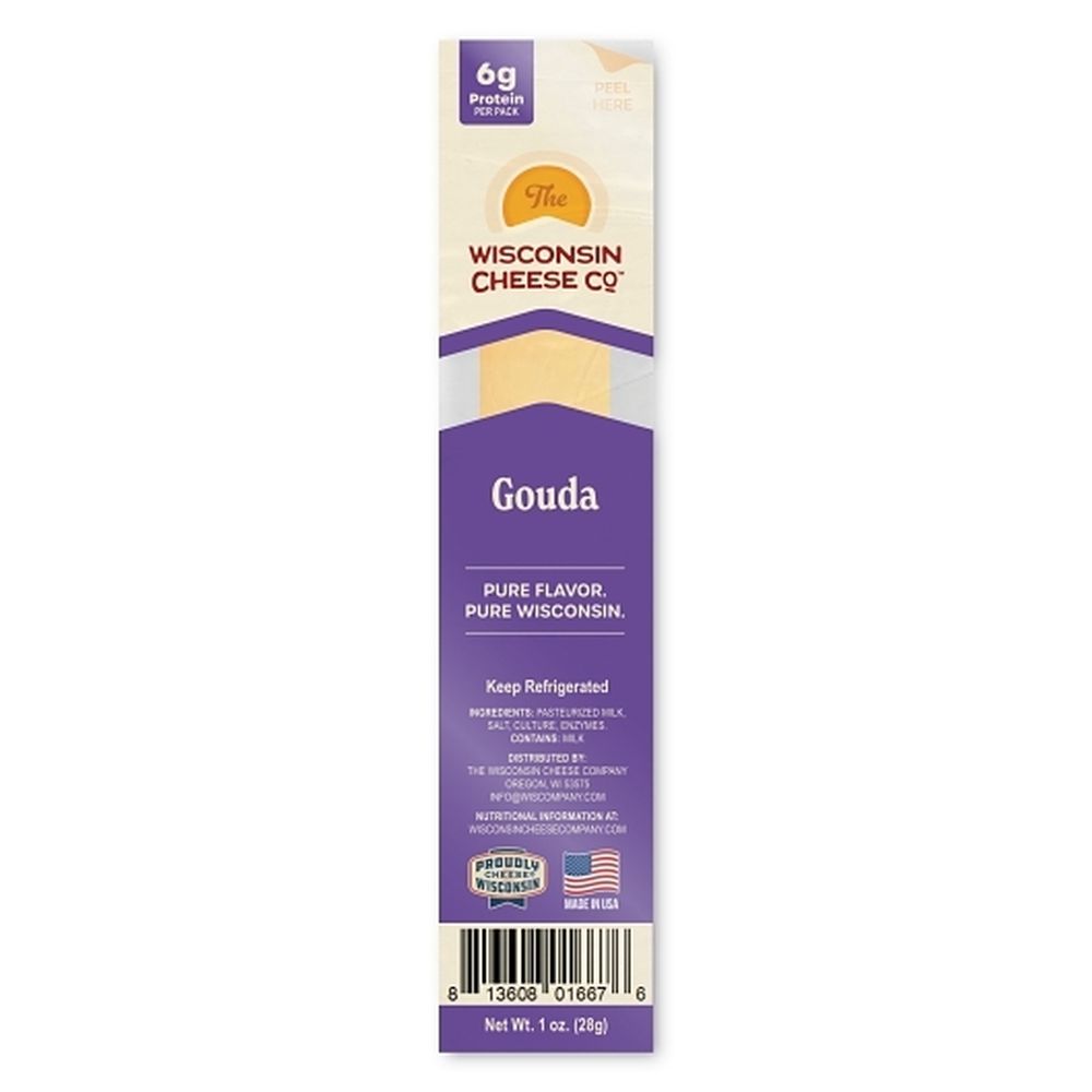 The Wisconsin Cheese Company Gouda Cheese Stick, 1 Ounce -- 192 Per Case