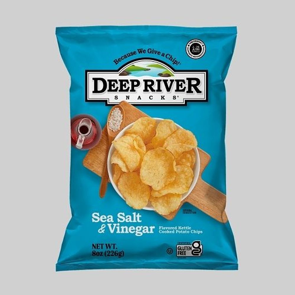 Snacks Sea Salt and Vinegar Kettle Potato Chips