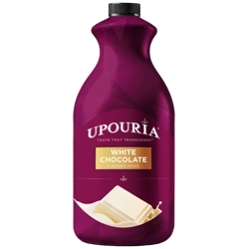 Sunny Sky Upouria White Chocolate Flavored Sauce, 4 Count