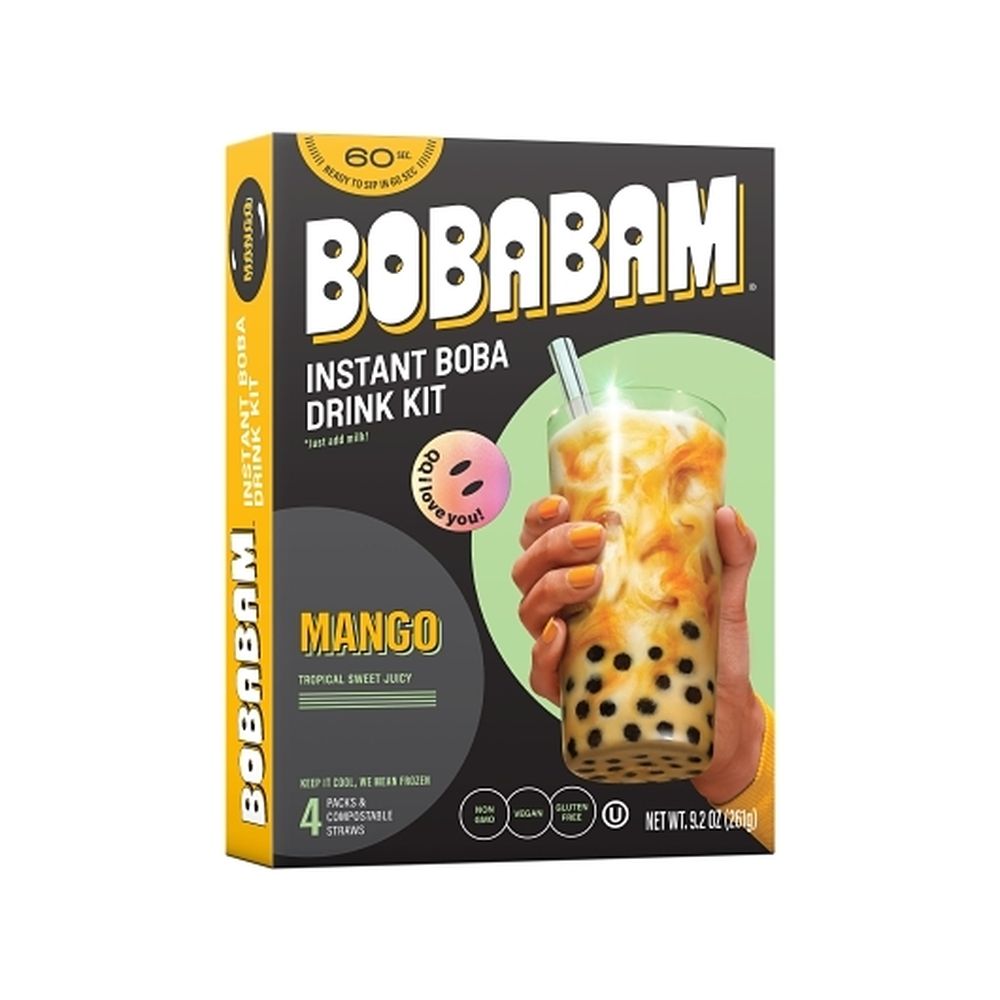 Mango Instant Boba Drink Kit
