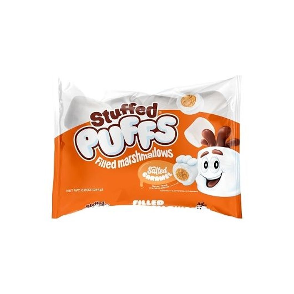 Stuffed Puffs Caramel Center Vanilla Marshmallow, 8.6 Ounce -- 6 Per Case