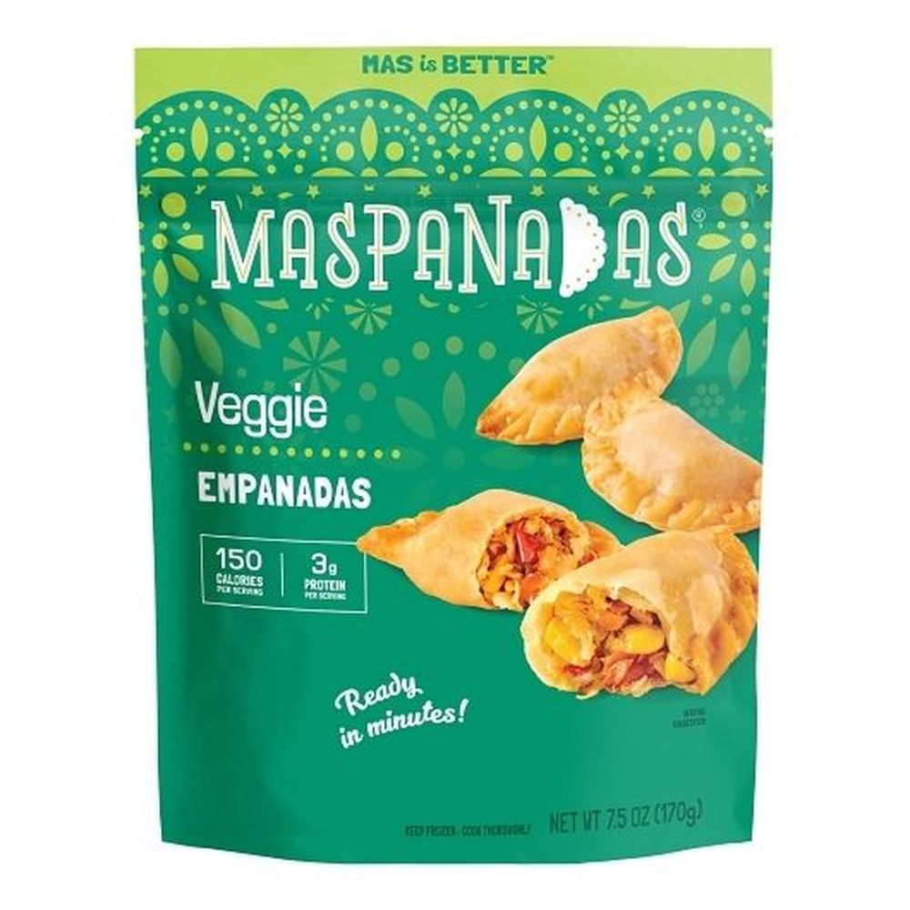 Maspanadas Veggie Empanadas, 8 Count -- 6 Per Case