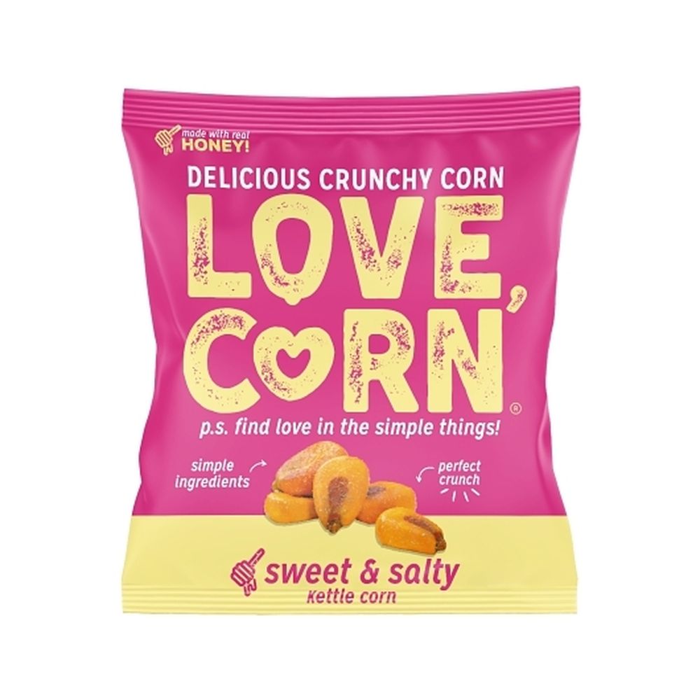 Love Corn Sweet And Salty Crunchy Corn, 0.7 Ounce -- 100 Per Case