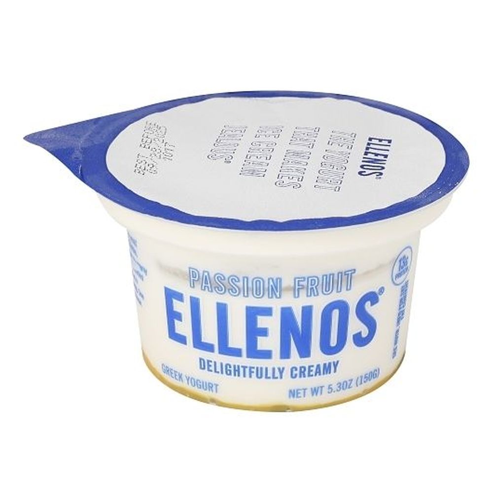 Ellenos Passion Fruit Greek Yogurt, 5.3 Ounce -- 8 Per Case