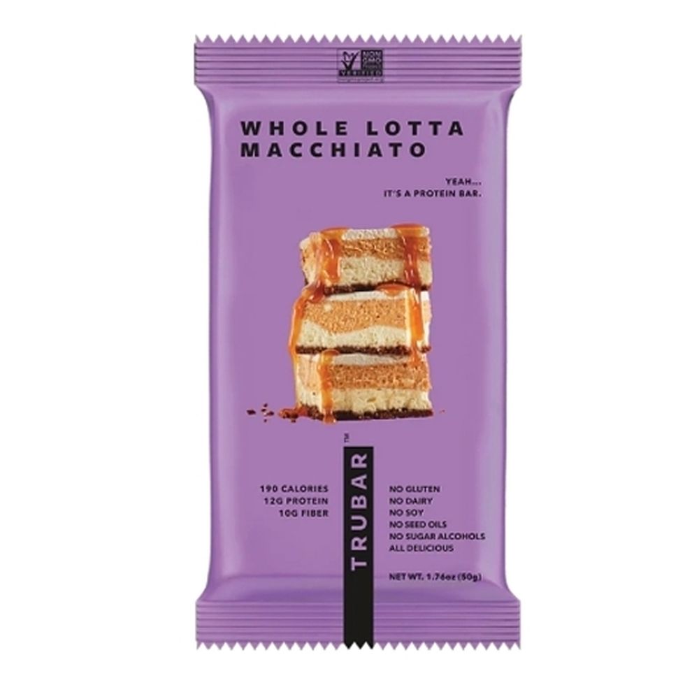 Trubar Whole Lotta Macchiato Protein Bar, 1.76 Ounce -- 72 Per Case