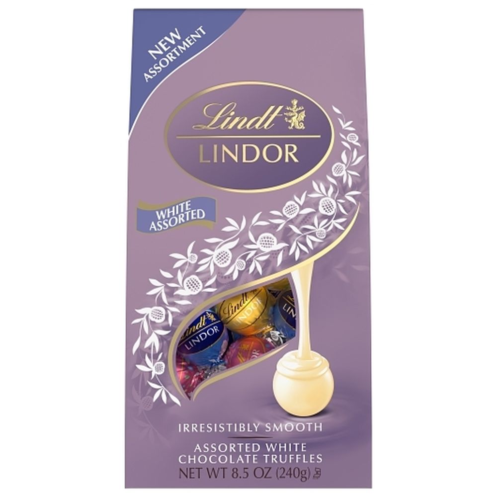Lindor Assorted White Chocolate Candy Truffles