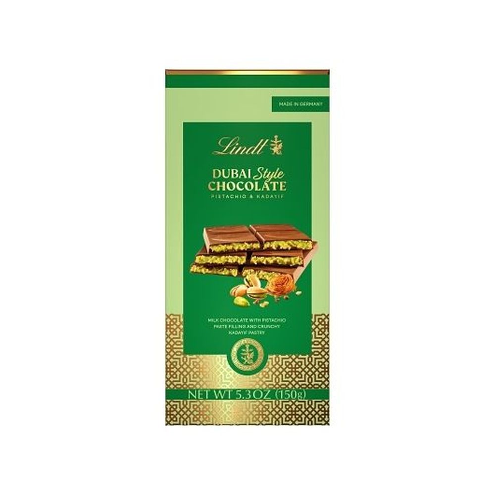 Dubai Style Milk Chocolate with Pistachio and Kadayif