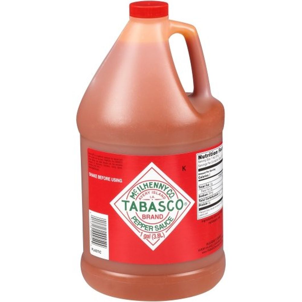 Tabasco Pepper Sauce, 1 Gallon -- 4 Per Case