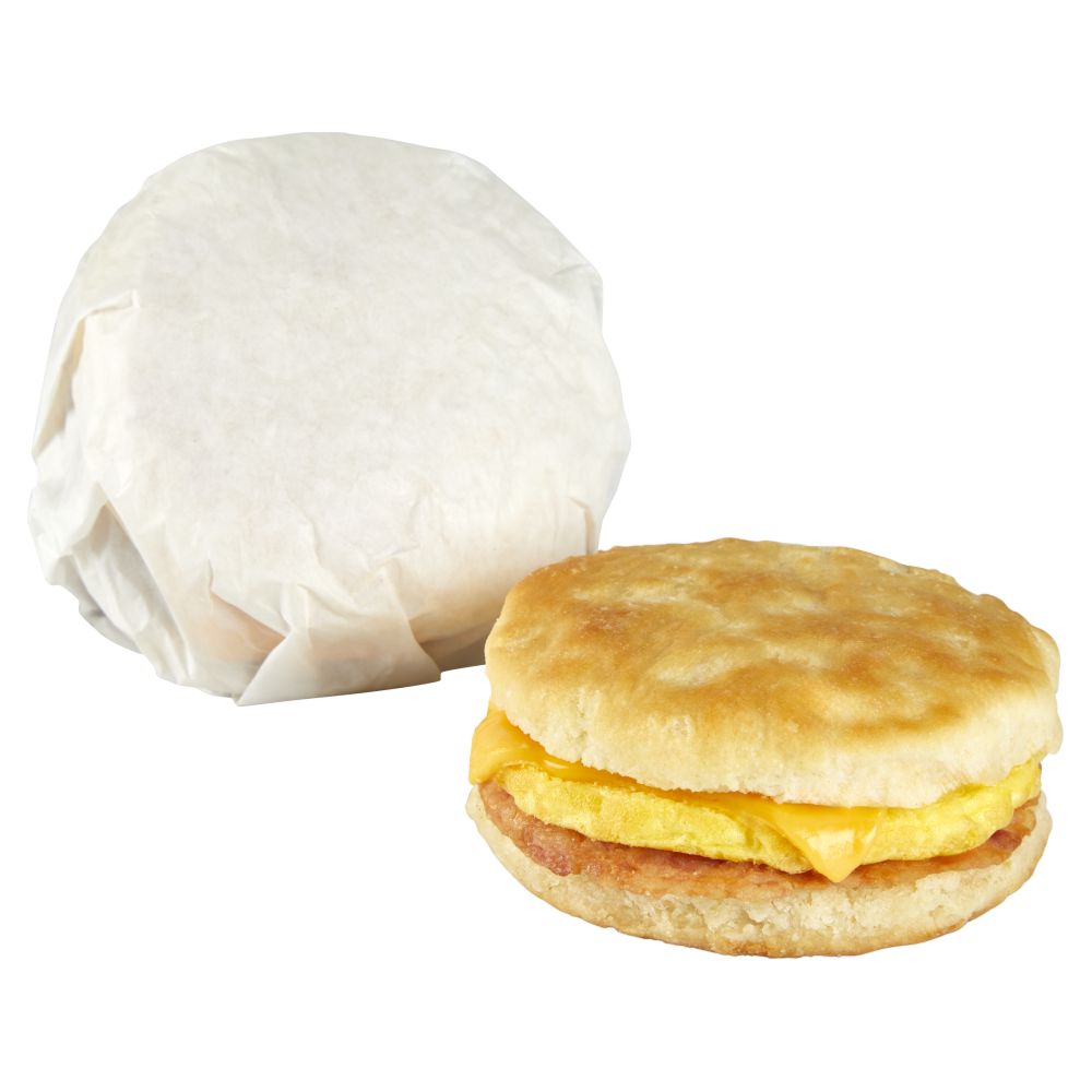 Unlabeled Bacon Egg and Cheese Biscuit Sandwich
