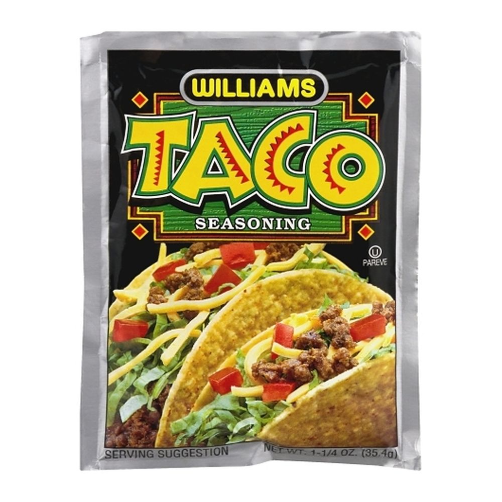 Williams Taco Seasoning, 1.25 Ounce -- 24 Per Case