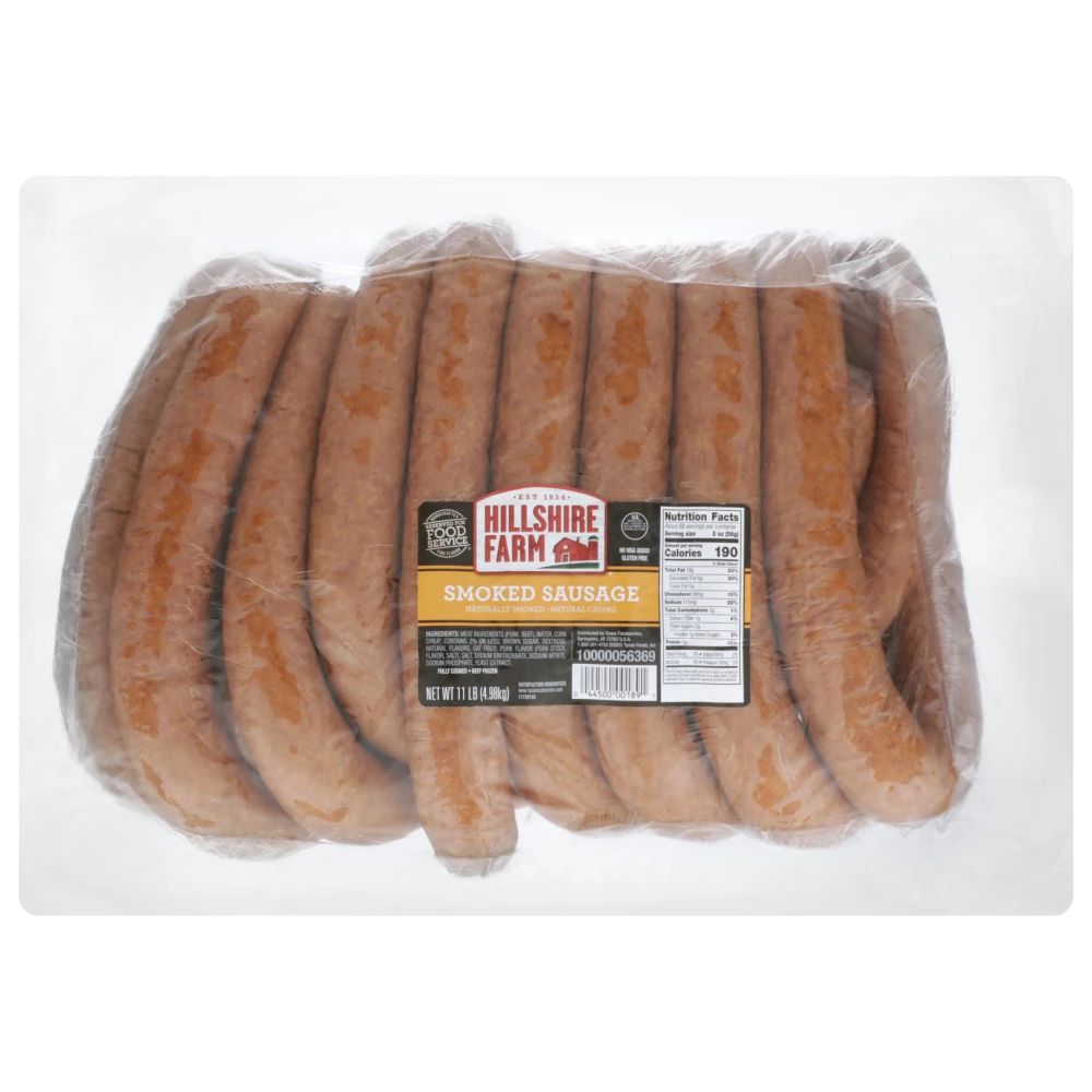 Gluten Free Natural Casing Smoked Sausage Rope