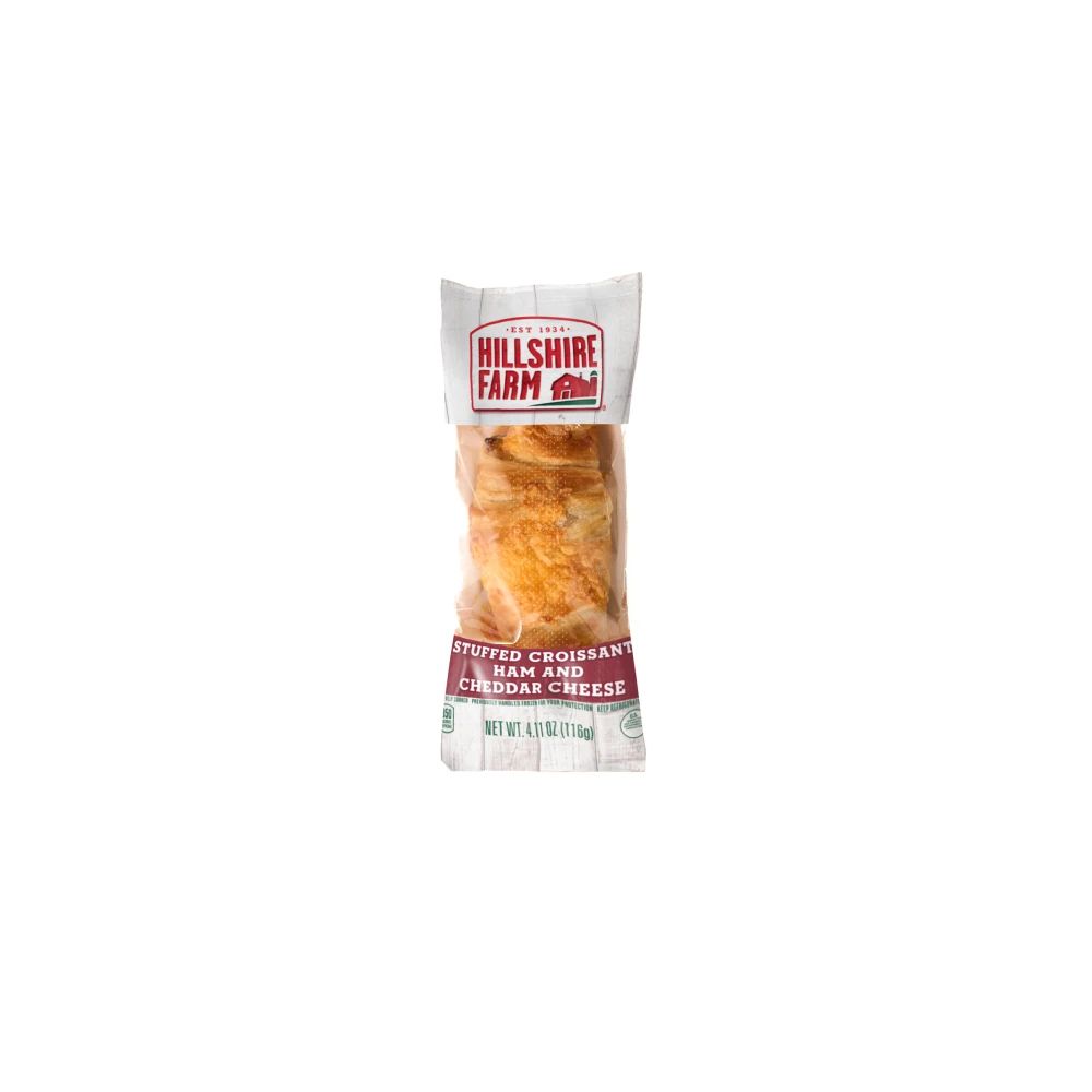 Ham and Cheddar Cheese Stuffed Croissant