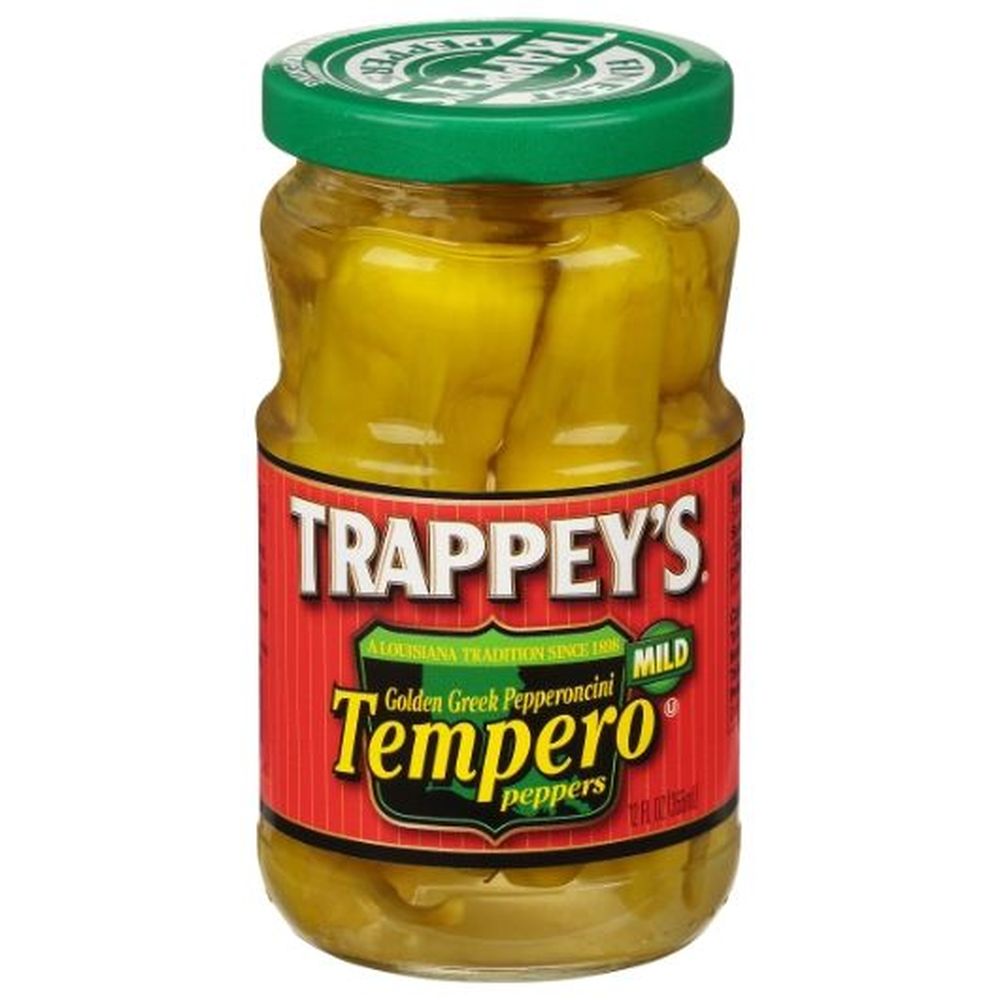 Trappey Tempero Mild Golden Greek Pepperoncini Peppers, 12 Fluid Ounce -- 12 Per Case