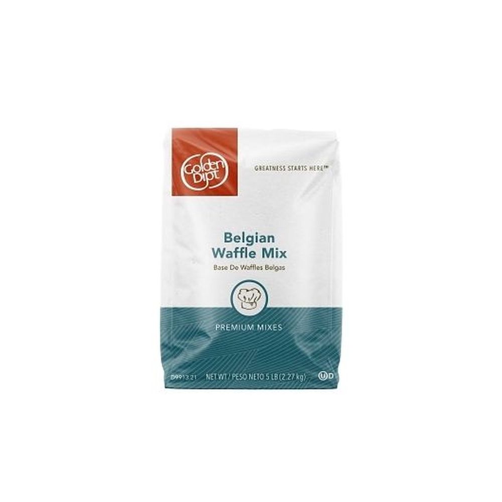 Golden Dipt Belgian Waffle Mix, 5 Pound -- 6 Per Case