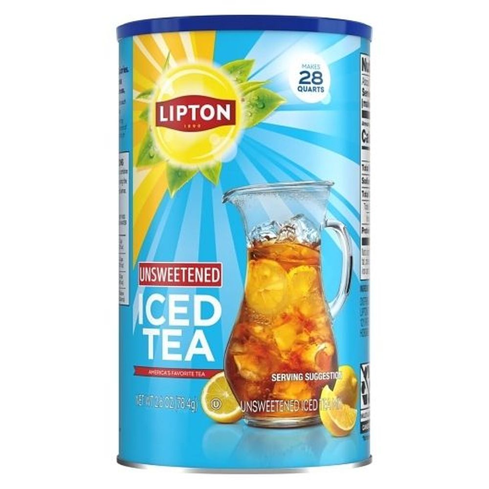 Lipton Unsweetened Iced Tea Mix, 2.6 Ounce -- 6 Per Case