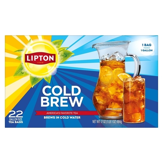 Lipton Cold Brew Gallon, 22 Count -- 4 Per Case
