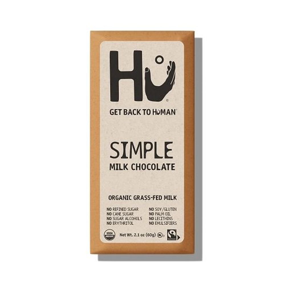 Hu Simple Milk Chocolate Bar, 2.1 Ounce -- 24 Per Case