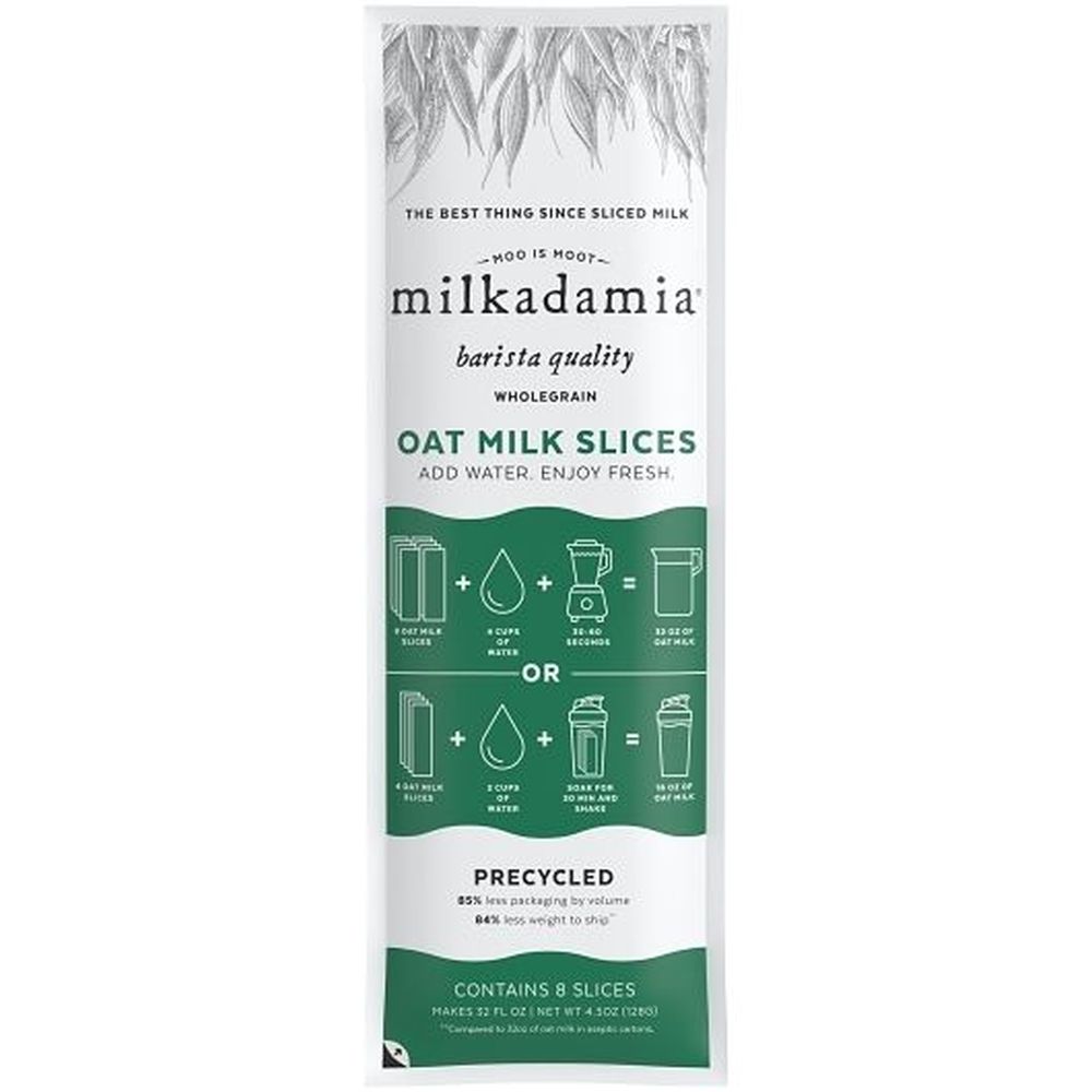 Milkadamia Oat Milk Slices, 4.5 Ounce -- 90 Per Case