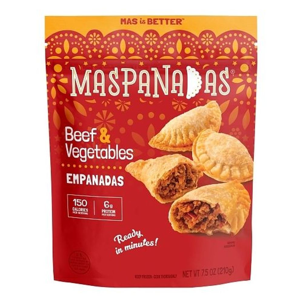 Maspanadas Beef And Vegetables Empanadas, 8 Count -- 6 Per Case