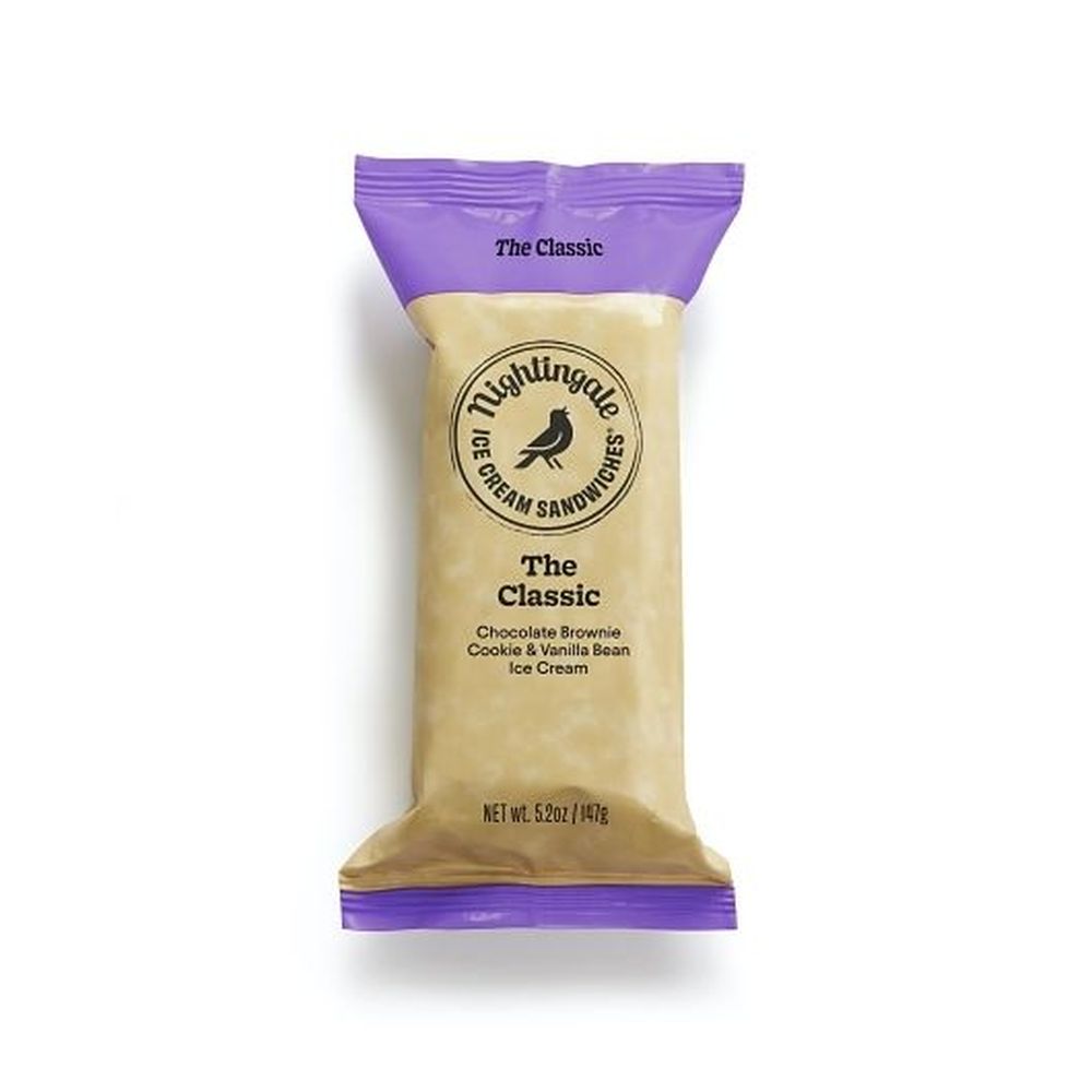 Nightingale The Classic Ice Cream Sandwiches, 5.2 Ounce -- 12 Per Case
