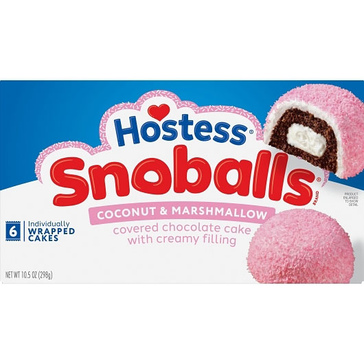 Hostess Snoball, Paquete Múltiple, 10.5 Onzas -- 6 Por Caja