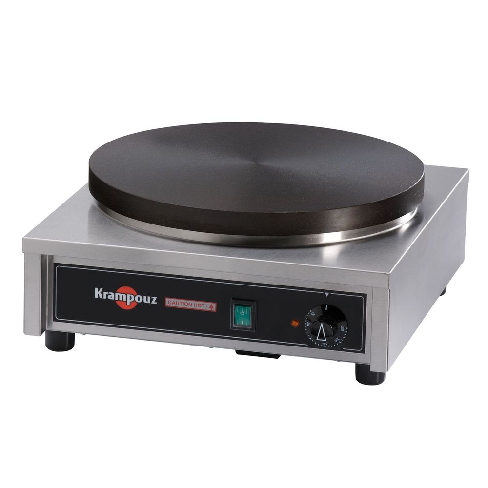 Krampouz 220v Luxury Range Square Frame Electric Crepe Maker, 19.7 X 18.7 X 7.6 Inch