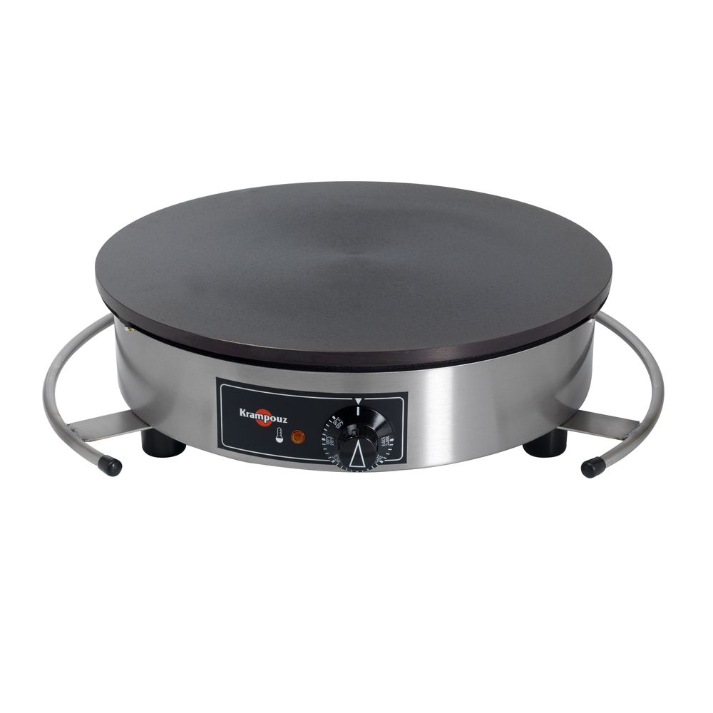Krampouz 110v Standard Range Round Frame Electric Crepe Maker, 19.7 Inch Width X 5 Inch Height