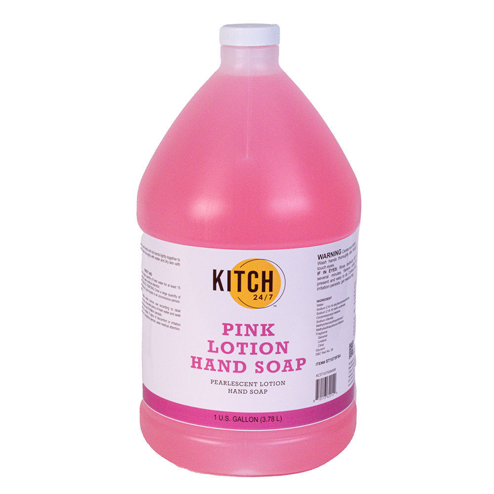Kitch 24/7 Pink Lotion Hand Soap, 1 Gallon -- 4 Per Case