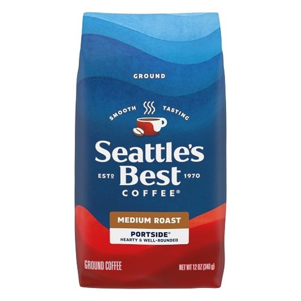 Seattle's Best Coffee Portside Blend Medium Roast Ground Coffee, 12 Ounce -- 6 Per Case