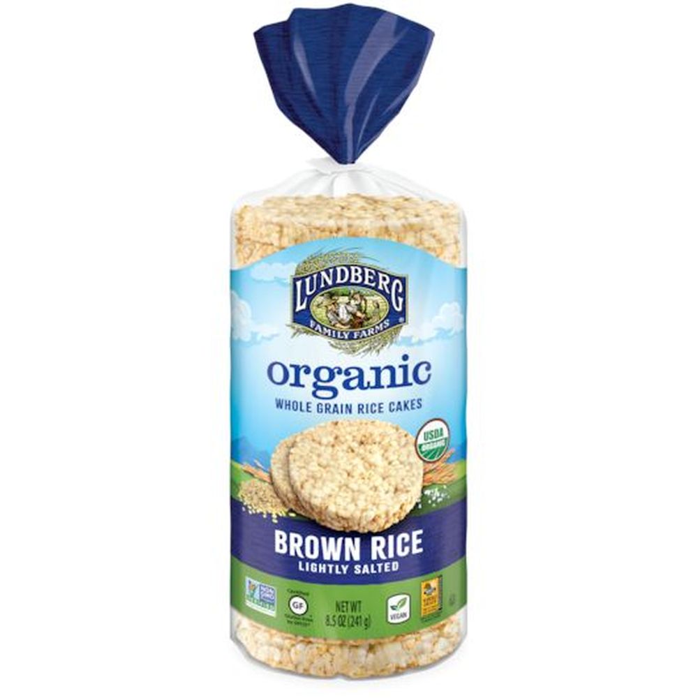 Lundberg Family Farms Lightly Salted Brown Rice Cake, 8.5 Ounce -- 6 Per Case