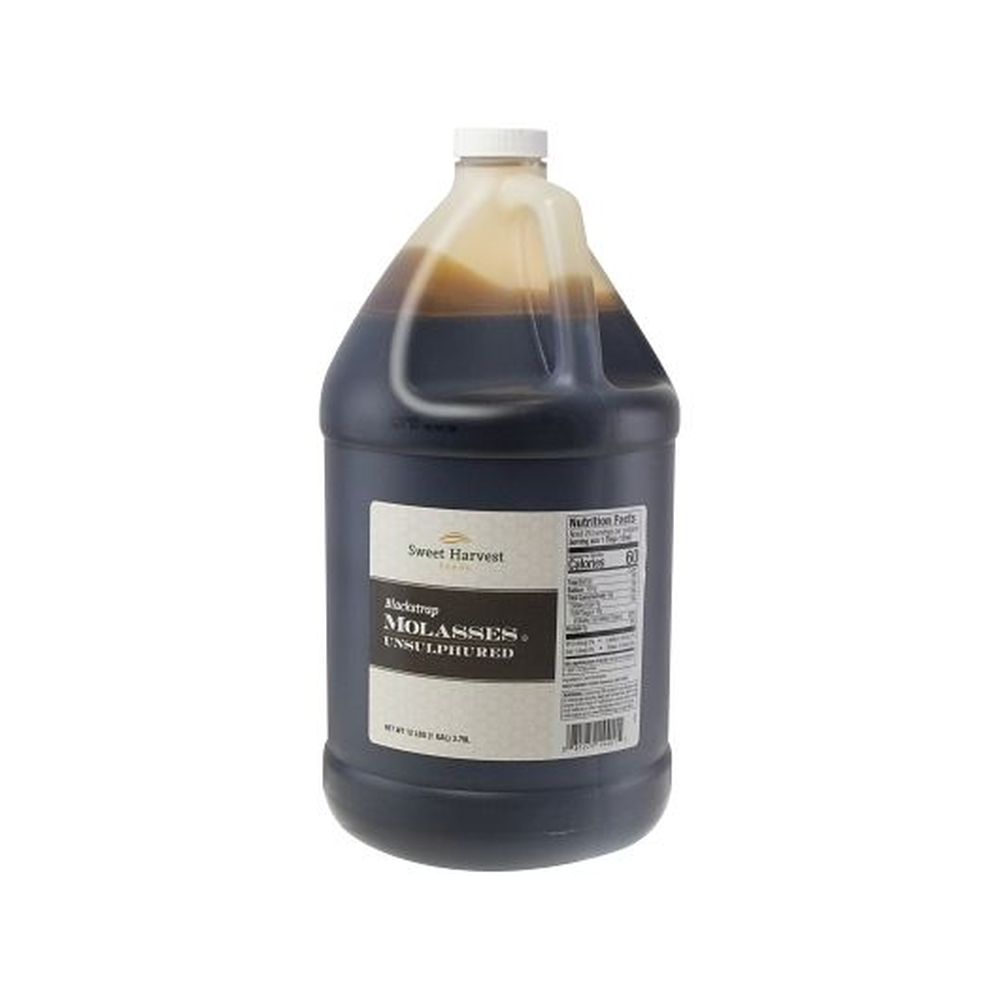 Sweet Harvest Blackstrap Molasses - Bulk, 1 Gallon -- 4 Per Case