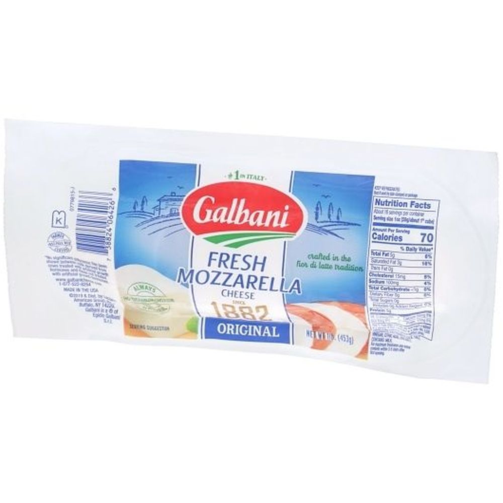Original Sliced Fresh Mozzarella Cheese Log