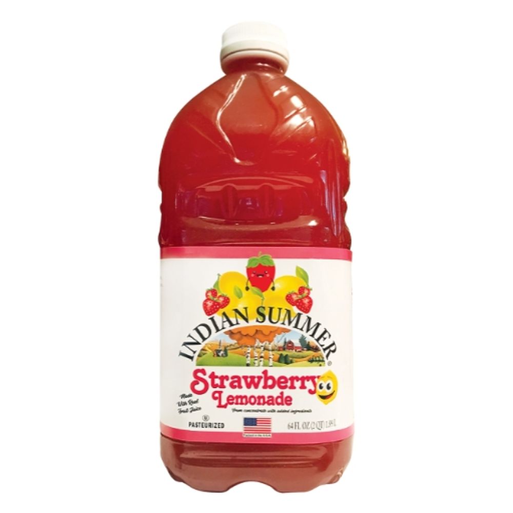 Indian Summer Strawberry Lemonade, 64 Fluid Ounce -- 8 Per Case