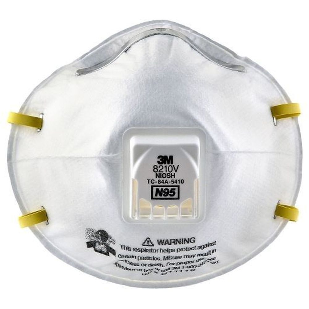 3m N95 Disposable Particulate Respirator With Cool Flow Valve, 10 Count -- 8 Per Case