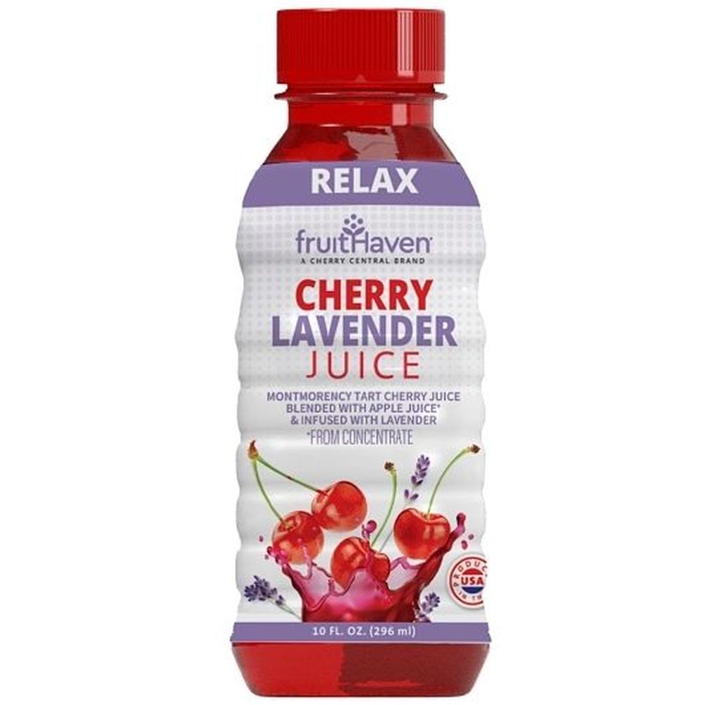 Fruithaven Cherry Lavender Juice, 10 Ounce -- 6 Per Case