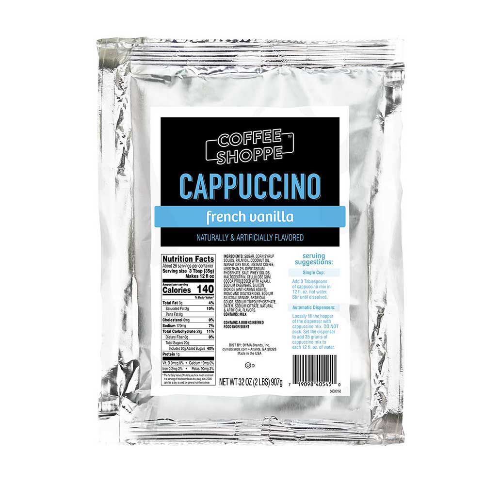 Coffee Shoppe French Vanilla Cappuccino, 2 Pound -- 6 Per Case