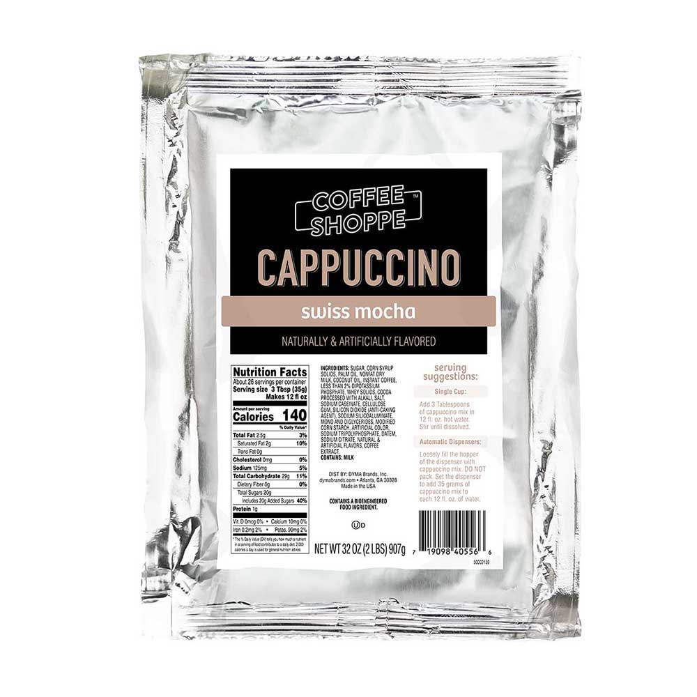 Coffee Shoppe Swiss Mocha Cappuccino, 2 Pound -- 6 Per Case