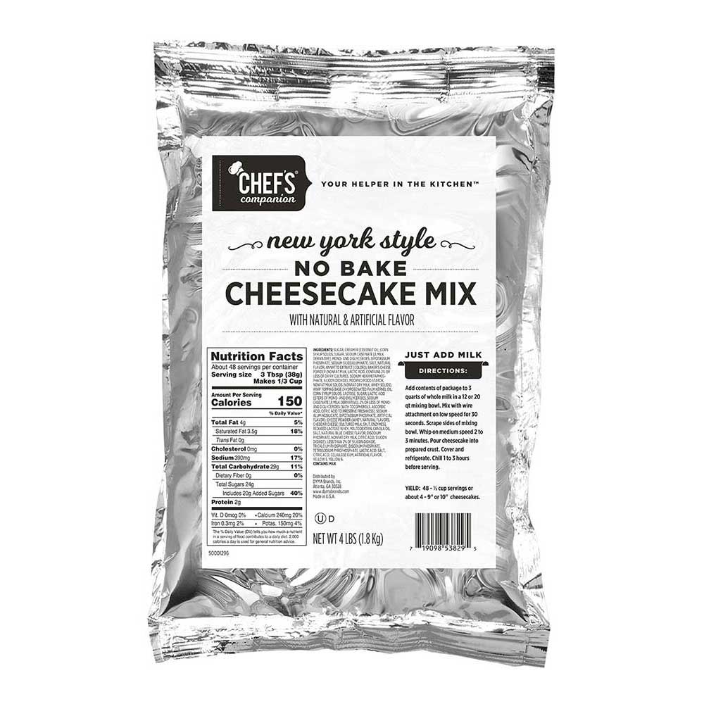 Chef's Companion No Bake New York Style Cheesecake Mix, 4 Pound -- 1 Each