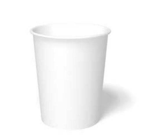 White Carte Blanc Print PE Coated Paper Food Container